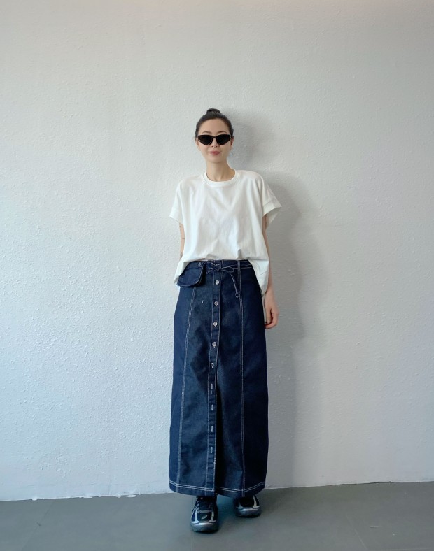 White Boxy Tee #250422